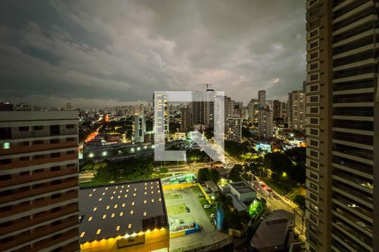 Vista da Sacada de kitnet/studio à venda com 1 quarto, 25m² em Vila Mariana, São Paulo