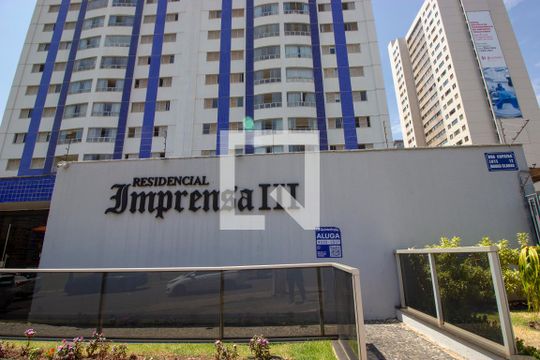 Fachada - placa de apartamento à venda com 3 quartos, 84m² em Águas Claras, Brasília