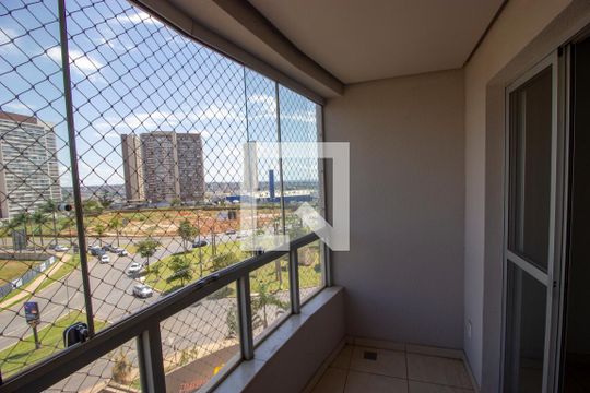 Varanda da Sala de apartamento à venda com 3 quartos, 84m² em Águas Claras, Brasília