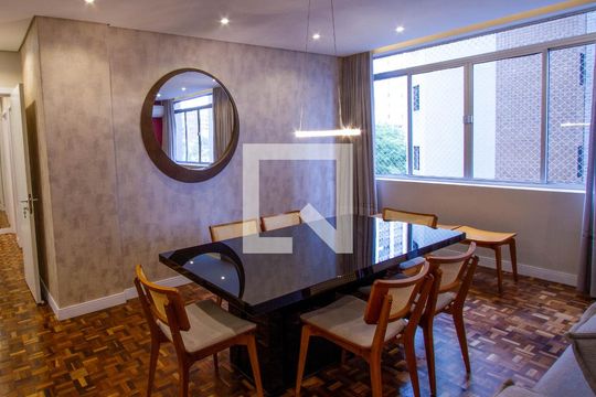 Sala de apartamento para alugar com 3 quartos, 101m² em Batel, Curitiba