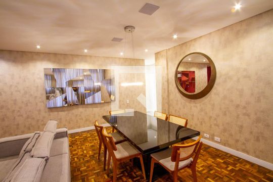 Sala de apartamento para alugar com 3 quartos, 101m² em Batel, Curitiba