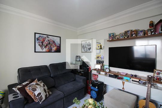 Sala de apartamento à venda com 2 quartos, 77m² em Baeta Neves, São Bernardo do Campo