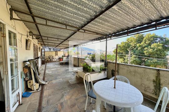 Varanda - Quartos de casa à venda com 4 quartos, 150m² em Botafogo, Rio de Janeiro