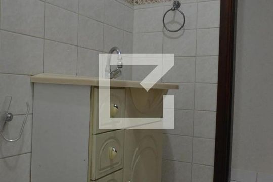 Banheiro Social de casa para alugar com 1 quarto, 40m² em Parque Marajoara, Santo André