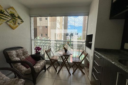 Varanda da Sala de apartamento para alugar com 3 quartos, 87m² em Jardim Tupanci, Barueri
