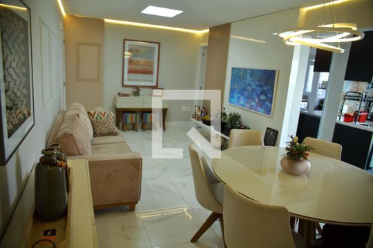 Sala de apartamento à venda com 3 quartos, 96m² em Baeta Neves, São Bernardo do Campo