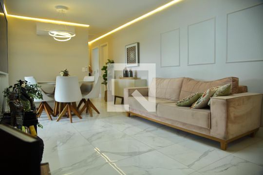 Sala de apartamento à venda com 3 quartos, 96m² em Baeta Neves, São Bernardo do Campo