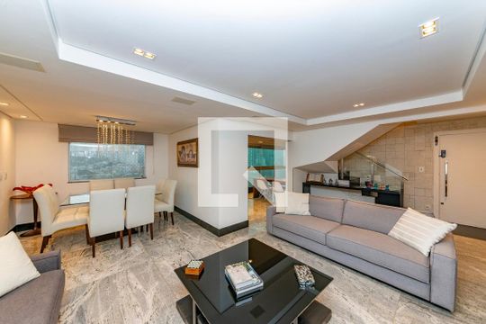 Sala 1 de apartamento à venda com 3 quartos, 325m² em Coracao de Jesus, Belo Horizonte