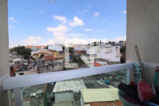 Varanda Quarto 1  de apartamento à venda com 2 quartos, 73m² em Vila Lucinda, Santo André