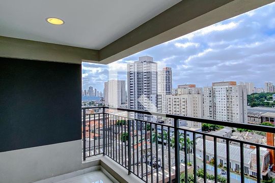 Varanda da Sala de apartamento à venda com 2 quartos, 48m² em Belenzinho, São Paulo