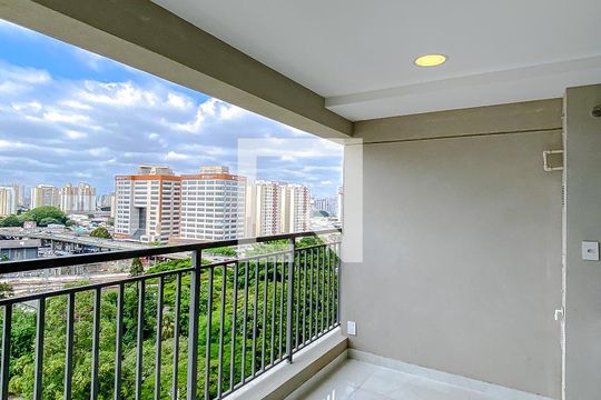 Varanda da Sala de apartamento à venda com 2 quartos, 48m² em Belenzinho, São Paulo