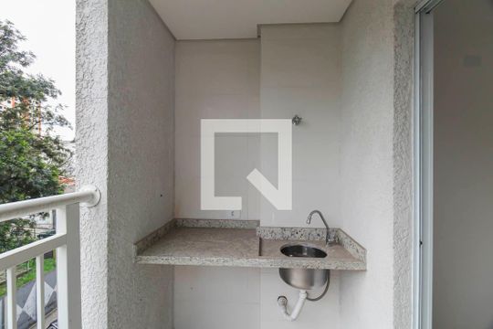 Varanda da Sala de apartamento para alugar com 2 quartos, 42m² em Vila Zelina, São Paulo