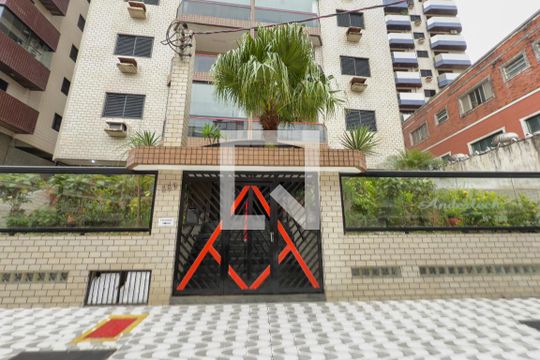 Fachada de apartamento para alugar com 1 quarto, 55m² em Vila Tupi, Praia Grande