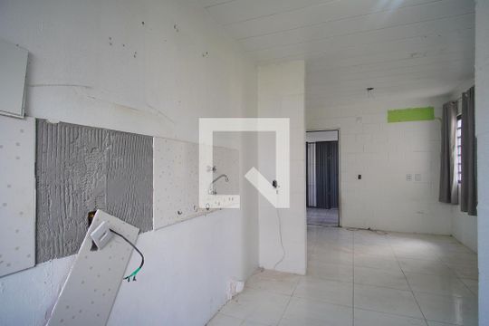 Cozinha de apartamento à venda com 2 quartos, 48m² em Canudos, Novo Hamburgo
