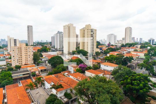 Vista da Sacada de apartamento à venda com 2 quartos, 64m² em Vila Alexandria, São Paulo