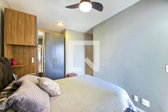 Suíte de apartamento para alugar com 2 quartos, 65m² em Jardim Augusta, São José dos Campos