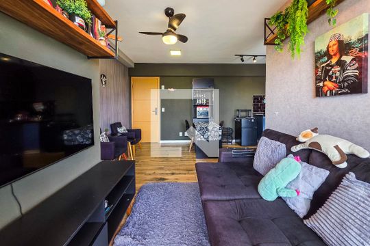 Sala de apartamento para alugar com 2 quartos, 65m² em Jardim Augusta, São José dos Campos