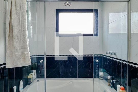 Banheiro da Suíte de apartamento à venda com 3 quartos, 115m² em Vila Regente Feijó, São Paulo