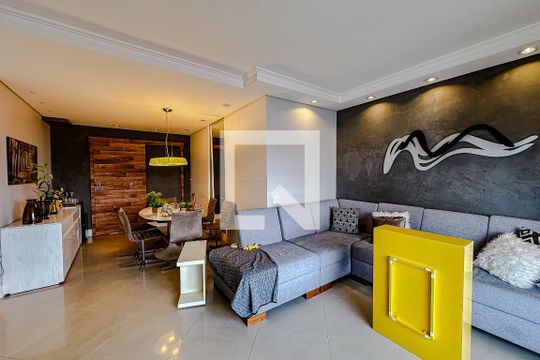 Sala de apartamento à venda com 3 quartos, 115m² em Vila Regente Feijó, São Paulo