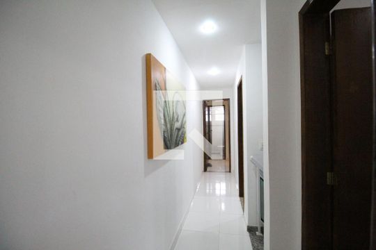 Banheiro social - Corredor de casa de condomínio à venda com 3 quartos, 112m² em Freguesia (jacarepaguá), Rio de Janeiro