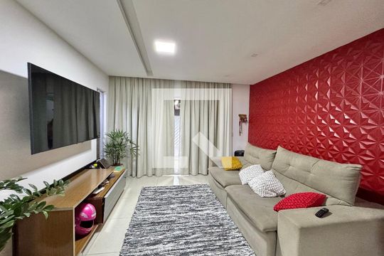 Sala de casa de condomínio à venda com 3 quartos, 172m² em Vargem Grande, Rio de Janeiro
