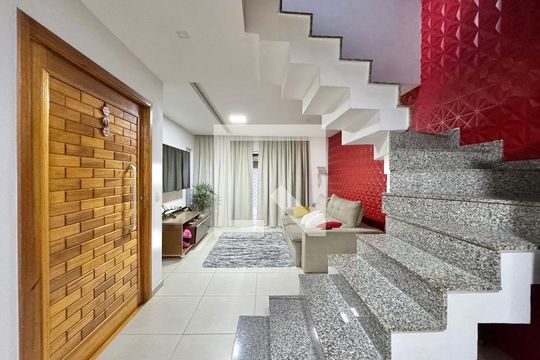 Sala de casa de condomínio à venda com 3 quartos, 172m² em Vargem Grande, Rio de Janeiro