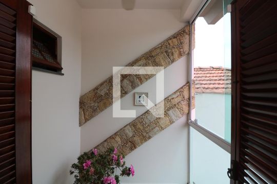 Varanda da Suíte de casa à venda com 3 quartos, 296m² em Chácara Mafalda, São Paulo