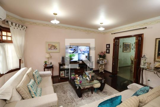 Sala de casa à venda com 3 quartos, 296m² em Chácara Mafalda, São Paulo