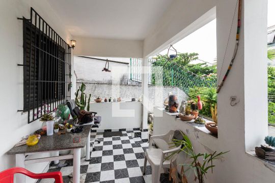 Varanda da Sala de casa à venda com 3 quartos, 400m² em Riachuelo, Rio de Janeiro