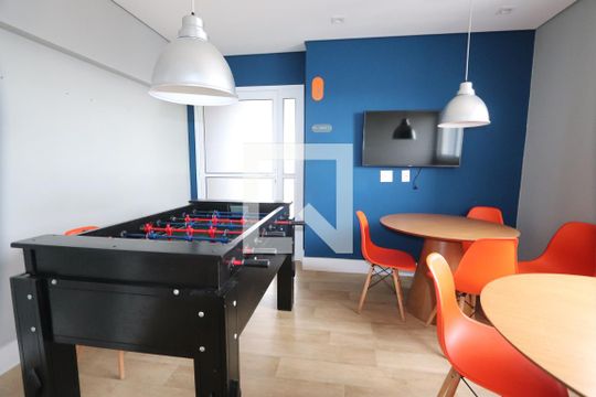Área comum - Sala de Jogos de apartamento à venda com 2 quartos, 34m² em Vila Tolstoi, São Paulo