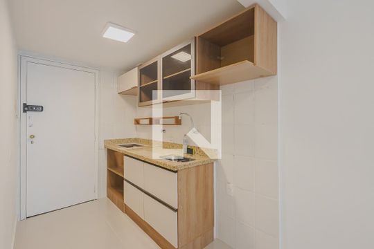 Cozinha de apartamento para alugar com 1 quarto, 41m² em Jardim Paulista, São Paulo