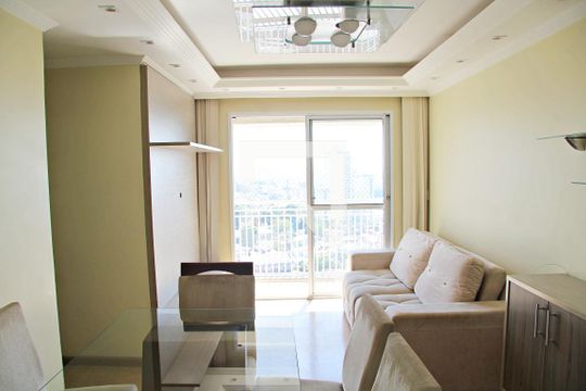 Sala de apartamento para alugar com 3 quartos, 64m² em Ponte Grande, Guarulhos