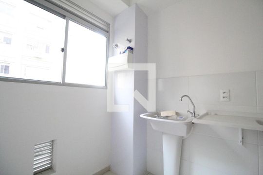 Área de serviço de apartamento à venda com 2 quartos, 47m² em Taquara, Rio de Janeiro