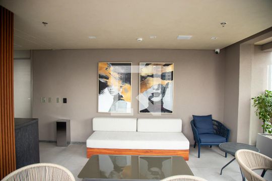 Área comum de kitnet/studio para alugar com 1 quarto, 26m² em Jardim das Acacias, São Paulo