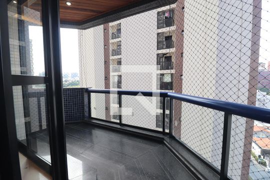 Varanda Sala de apartamento à venda com 4 quartos, 224m² em Jardim, Santo André