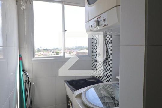 Cozinha e Área de Serviço de apartamento para alugar com 2 quartos, 52m² em Fátima, Canoas