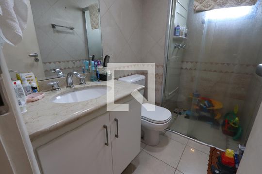 Banheiro da Suíte de apartamento à venda com 3 quartos, 107m² em Jardim Vila Mariana, São Paulo