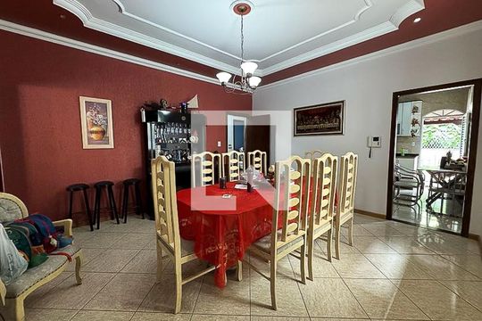 Sala de Jantar de casa para alugar com 4 quartos, 242m² em Castelo, Belo Horizonte