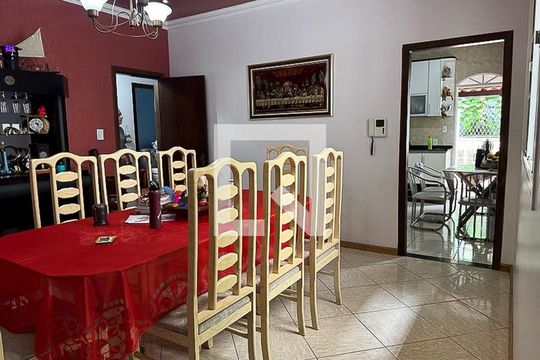 Sala de Jantar de casa para alugar com 4 quartos, 242m² em Castelo, Belo Horizonte