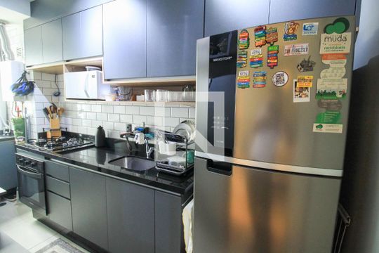 Cozinha de apartamento à venda com 1 quarto, 45m² em Brás, São Paulo