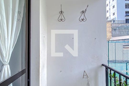 Varanda da Sala de apartamento à venda com 2 quartos, 67m² em Vila Regente Feijó, São Paulo