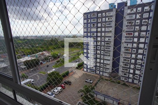 Sala - Vista de apartamento à venda com 2 quartos, 48m² em Rubem Berta, Porto Alegre