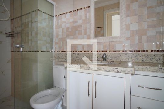 Banheiro Corredor de apartamento à venda com 2 quartos, 48m² em Rubem Berta, Porto Alegre