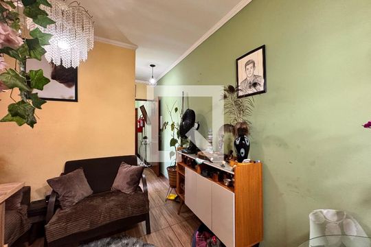 Sala de apartamento à venda com 2 quartos, 84m² em Bangú, Santo André