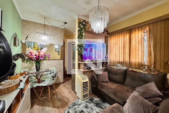 Sala de apartamento à venda com 2 quartos, 84m² em Bangú, Santo André