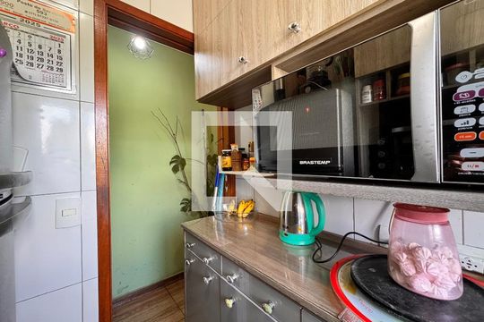 Cozinha de apartamento à venda com 2 quartos, 84m² em Bangú, Santo André