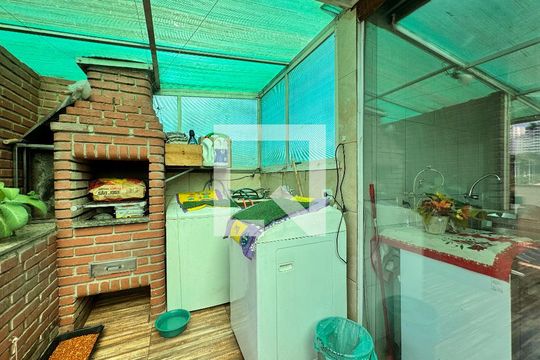 Lavanderia de apartamento à venda com 2 quartos, 84m² em Bangú, Santo André