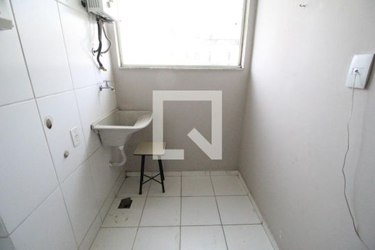 Área de serviço de apartamento à venda com 2 quartos, 65m² em Taquara, Rio de Janeiro