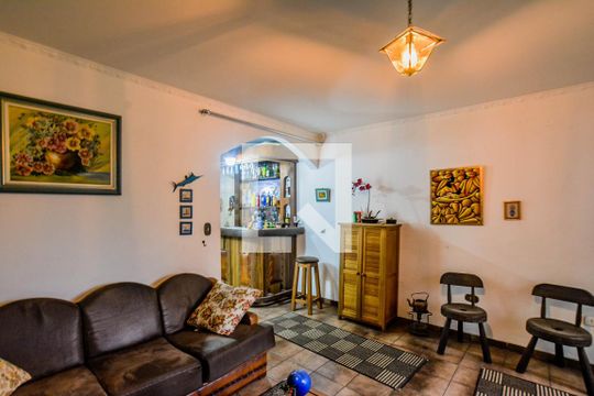 Sala de casa para alugar com 2 quartos, 130m² em Parque das Nações, Santo André