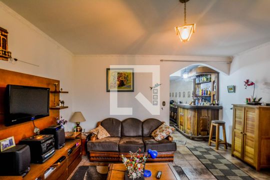 Sala de casa para alugar com 2 quartos, 130m² em Parque das Nações, Santo André